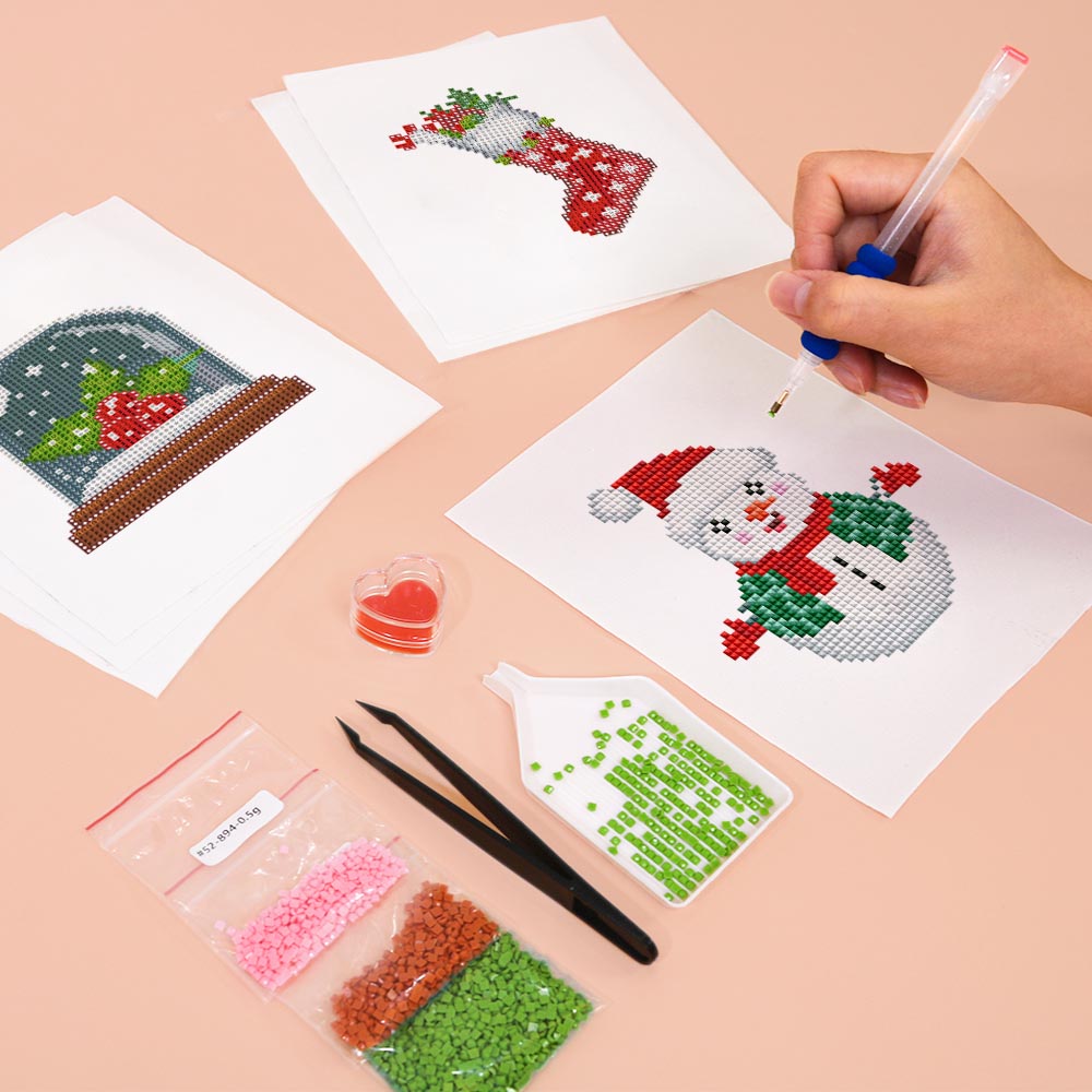 Diamond Painting - 6 Mini-Paintings | Christmas Set 2