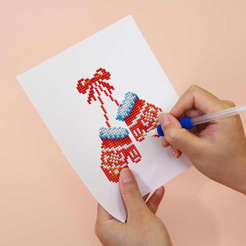 Diamond Painting - 6 Mini-Paintings | Christmas Set 2