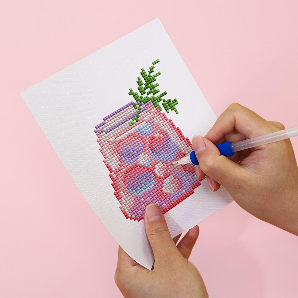 Diamond Painting - 6 Mini-Paintings | Cake & Drinks