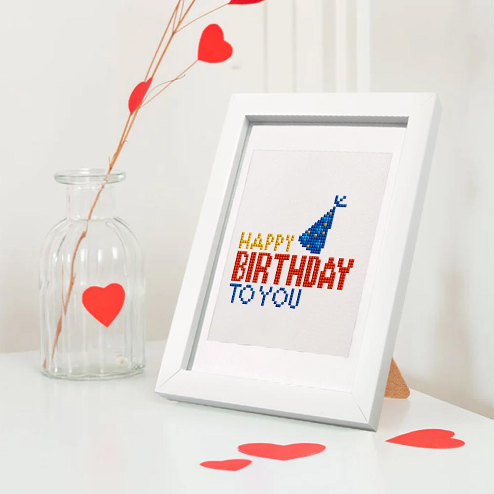 Diamond Painting - 12 Mini-Paintings | 18. Birthday Set