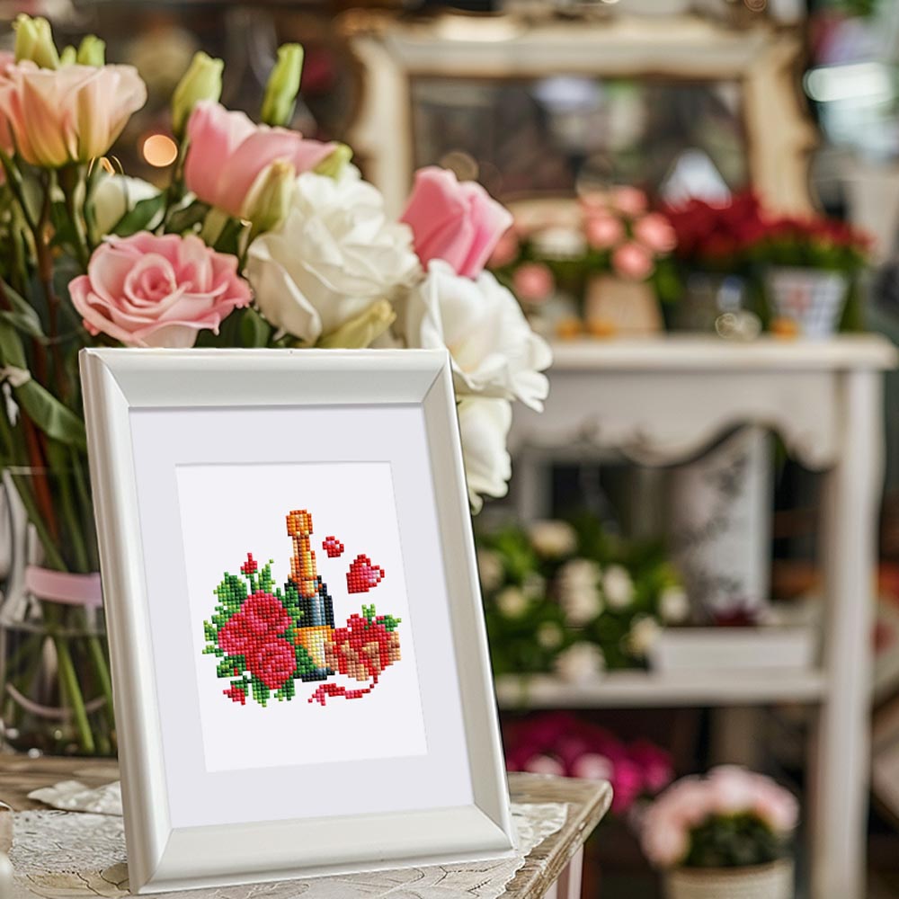 Diamond Painting - 12 Mini-Paintings | Romantic Moments In Miniature