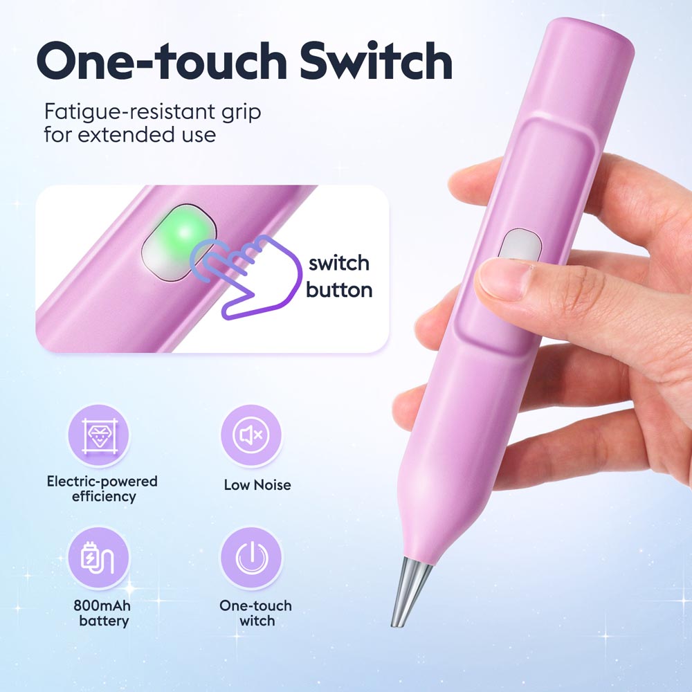 Electric Diamond Painting Pen – Vacuum Suction & Rechargeable