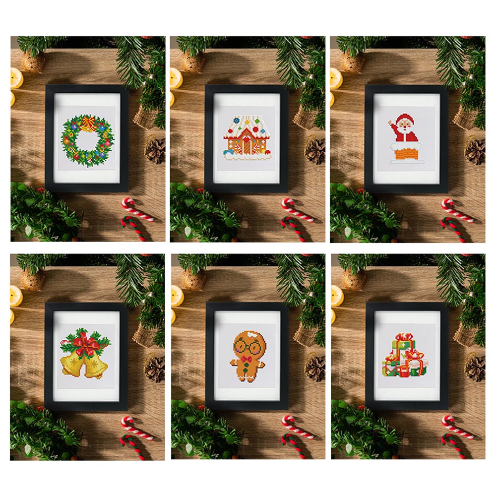 Diamond Painting - 12 Mini-Paintings | Christmas Set