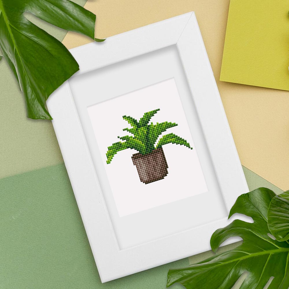 Diamond Painting - 12 Mini-Paintings | Mini Plant Magic