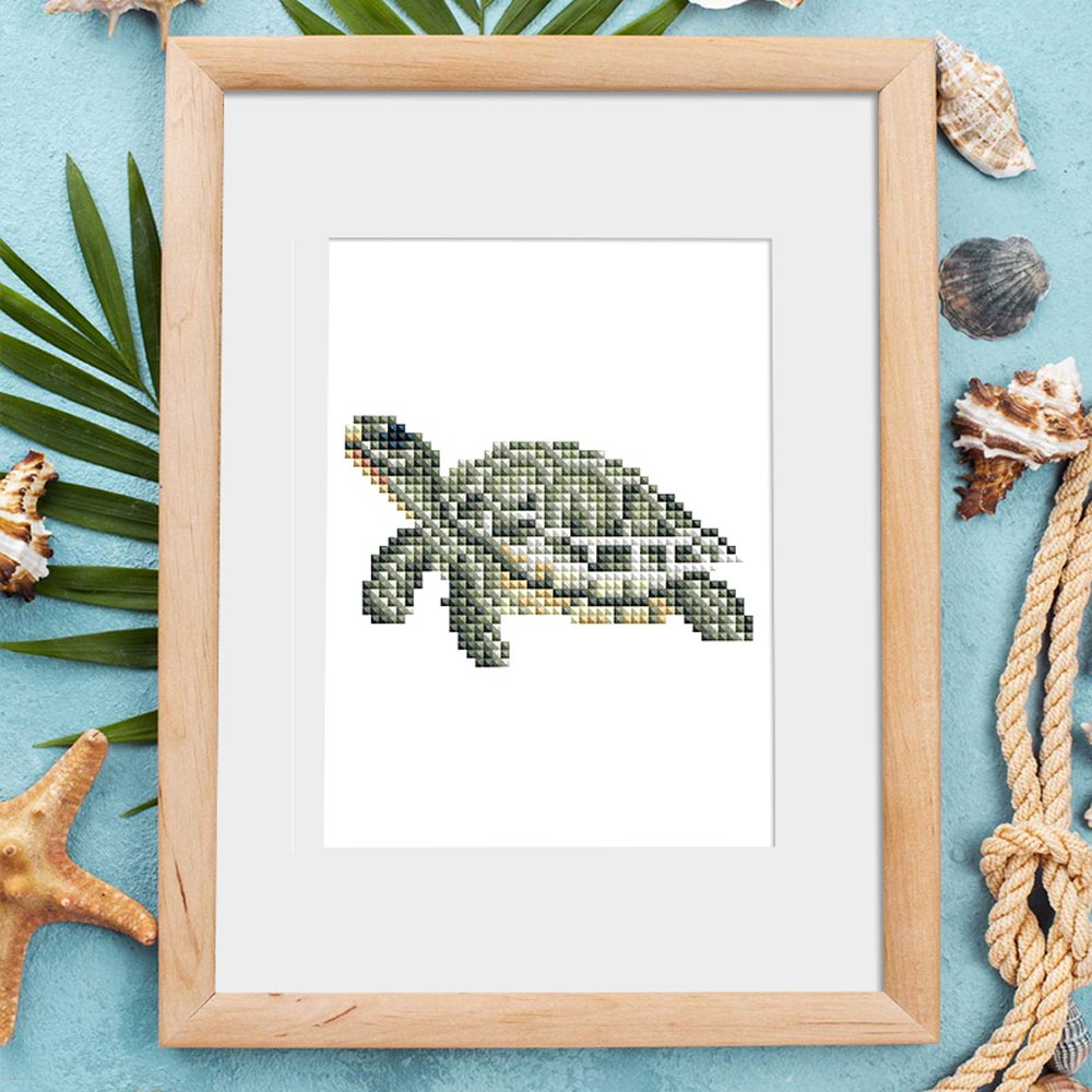Diamond Painting - 12 Mini-Paintings | Sea Life