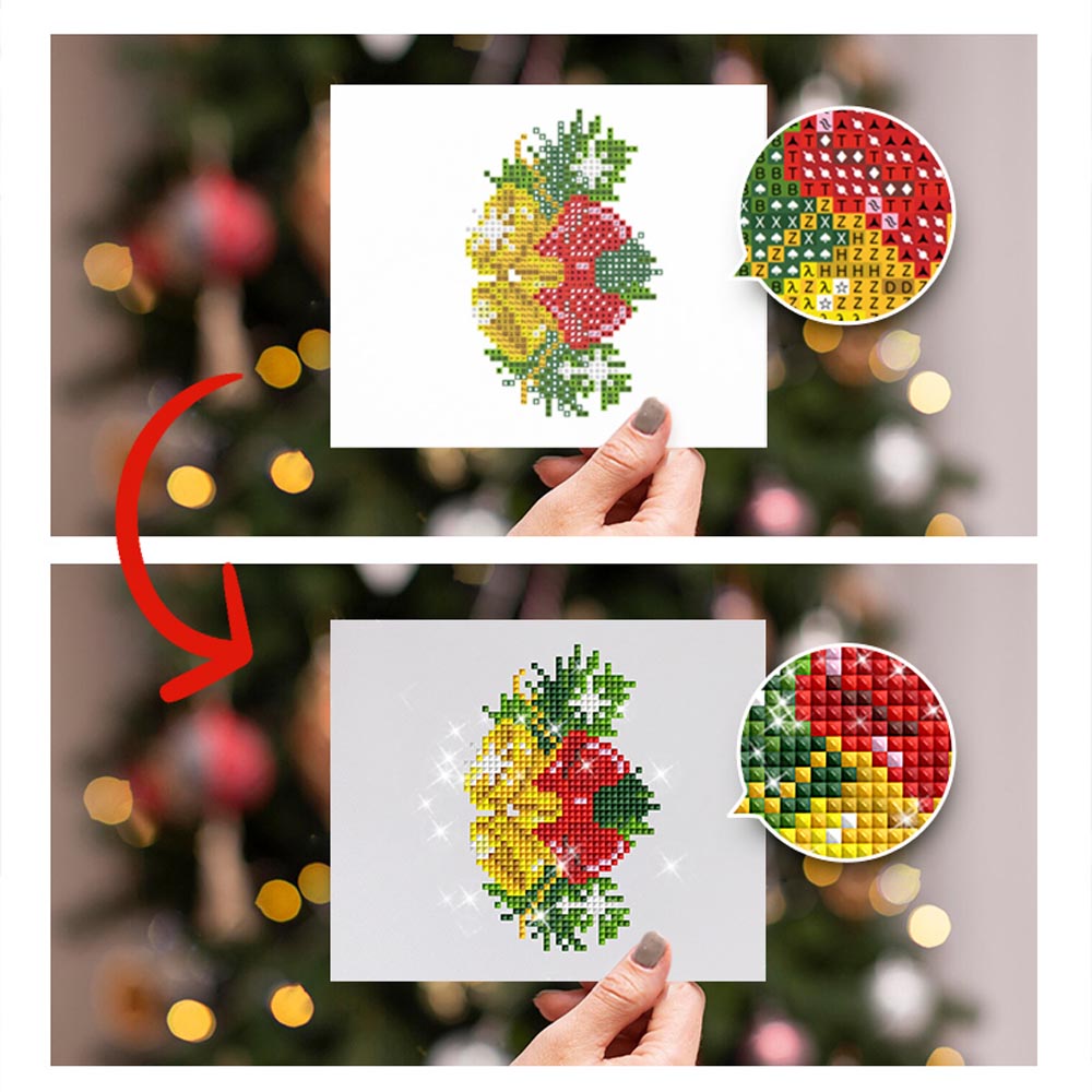 Diamond Painting - 12 Mini-Paintings | Christmas Set 3