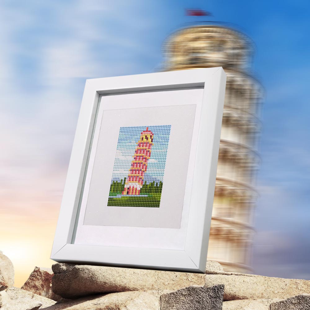 Diamond Painting - 12 Mini-Paintings | Famous Sights