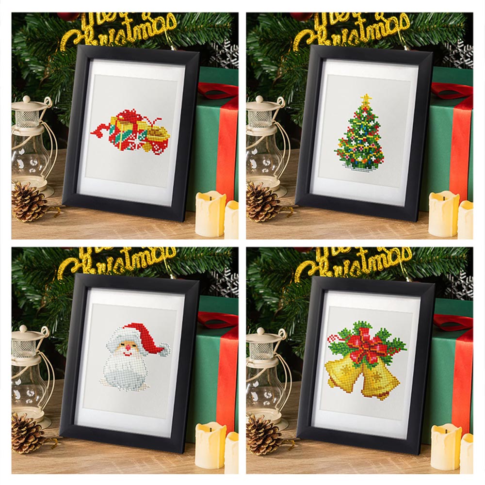 Diamond Painting - 12 Mini-Paintings | Christmas Set 2