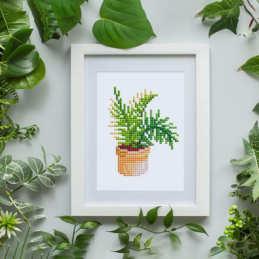 Diamond Painting - 12 Mini-Paintings | Mini Plant Magic