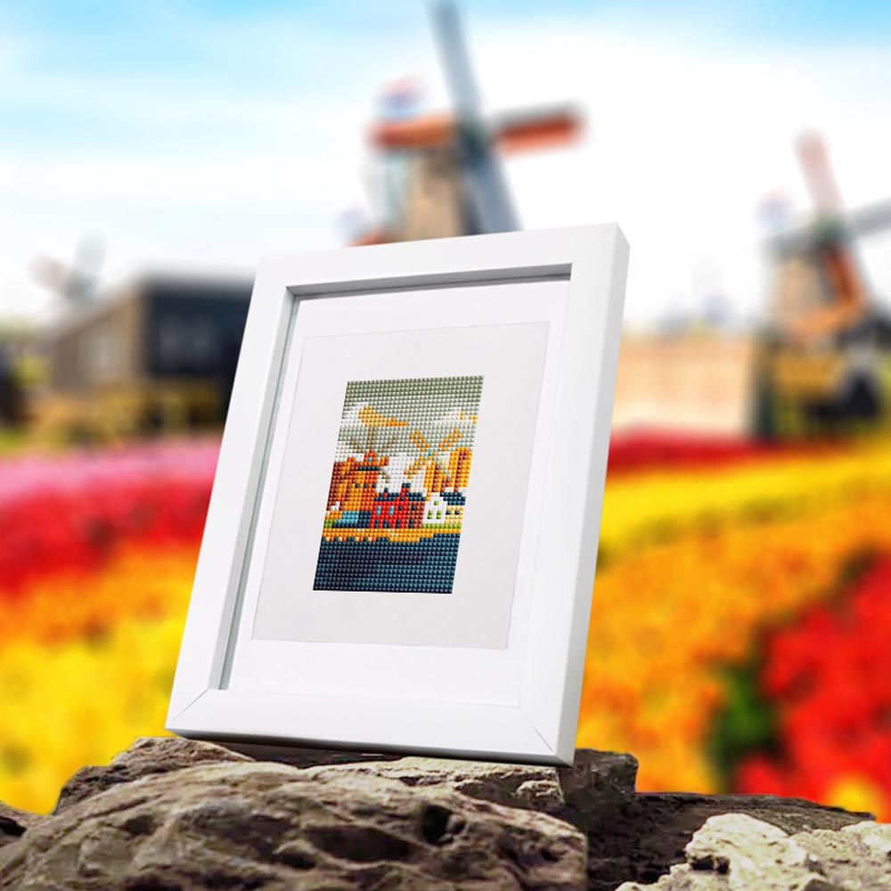 Diamond Painting - 12 Mini-Paintings | Famous Sights