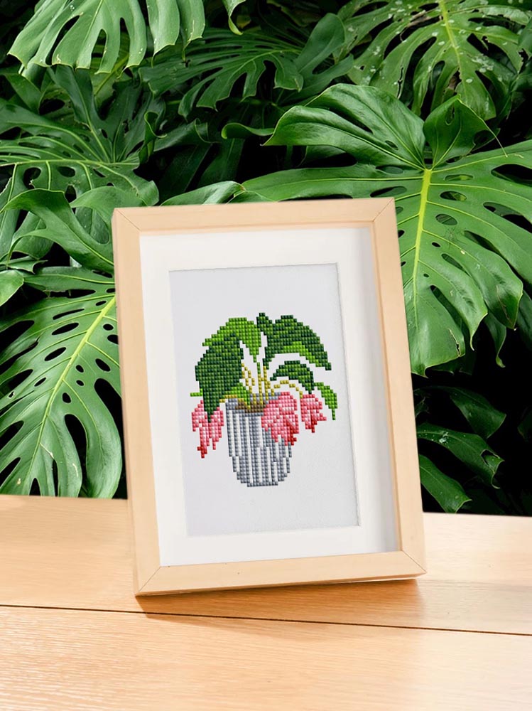 Diamond Painting - 12 Mini-Paintings | Botanical Minis