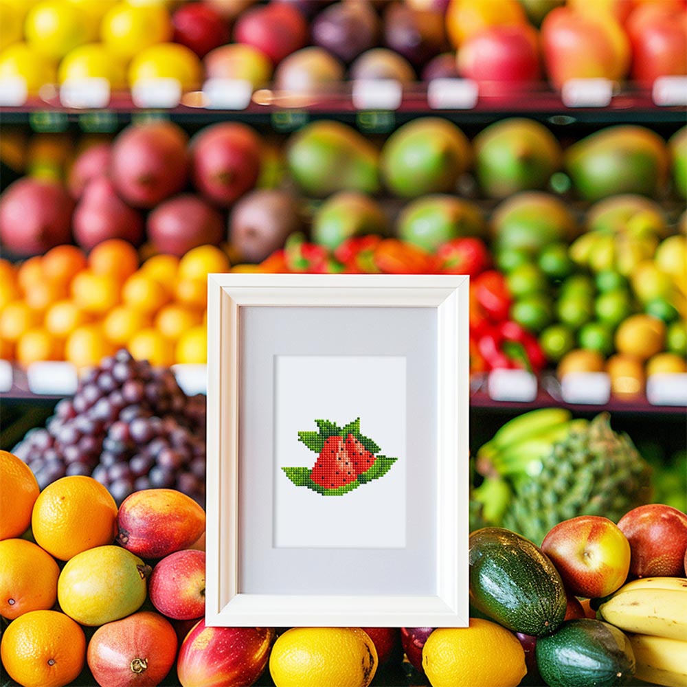 Diamond Painting - 12 Mini-Paintings | Fruit Bundle
