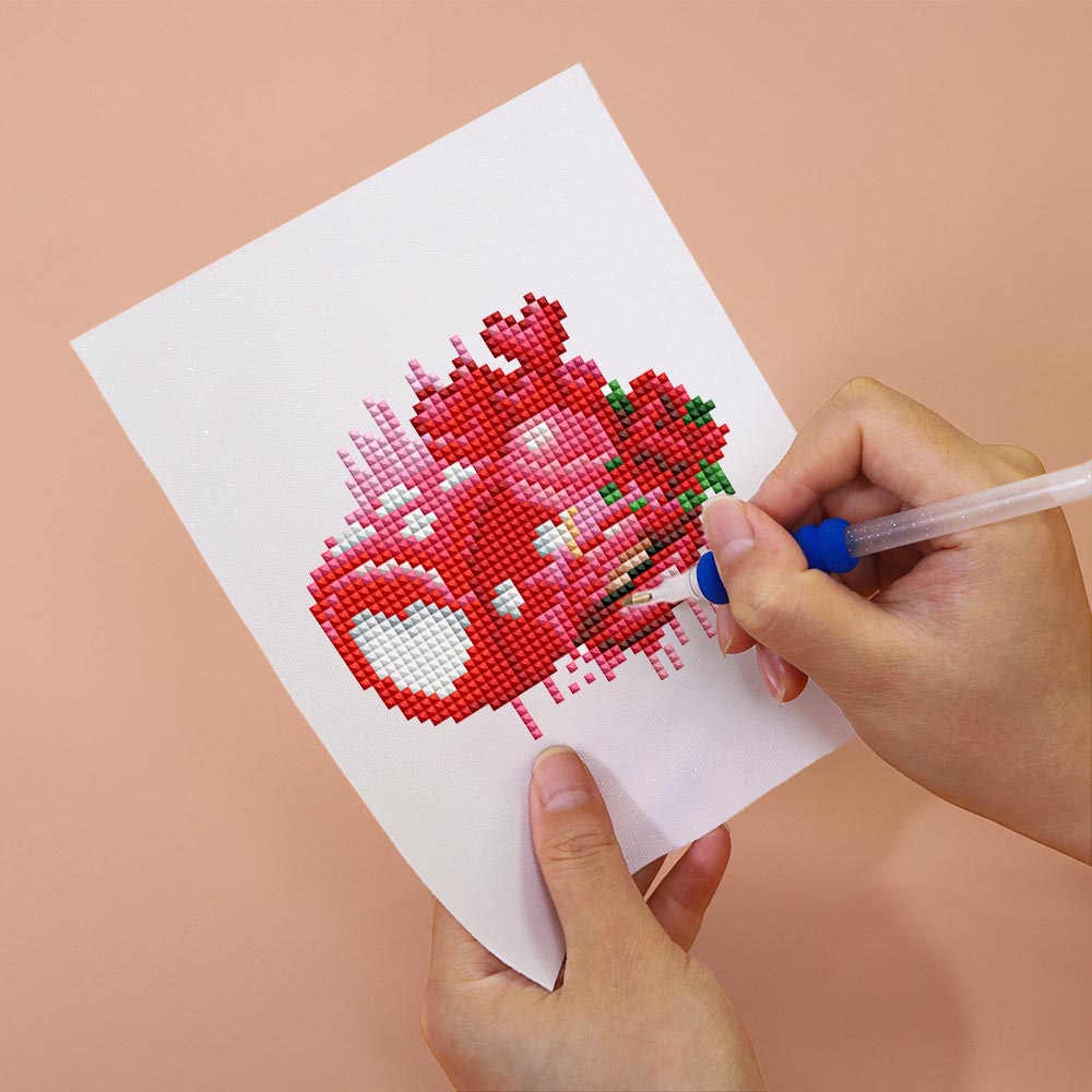 Diamond Painting - 12 Mini-Paintings | Romantic Moments In Miniature