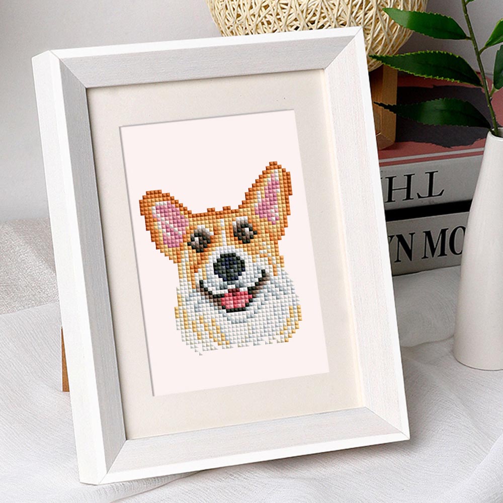 Diamond Painting - 12 Mini-Paintings | Dog Set