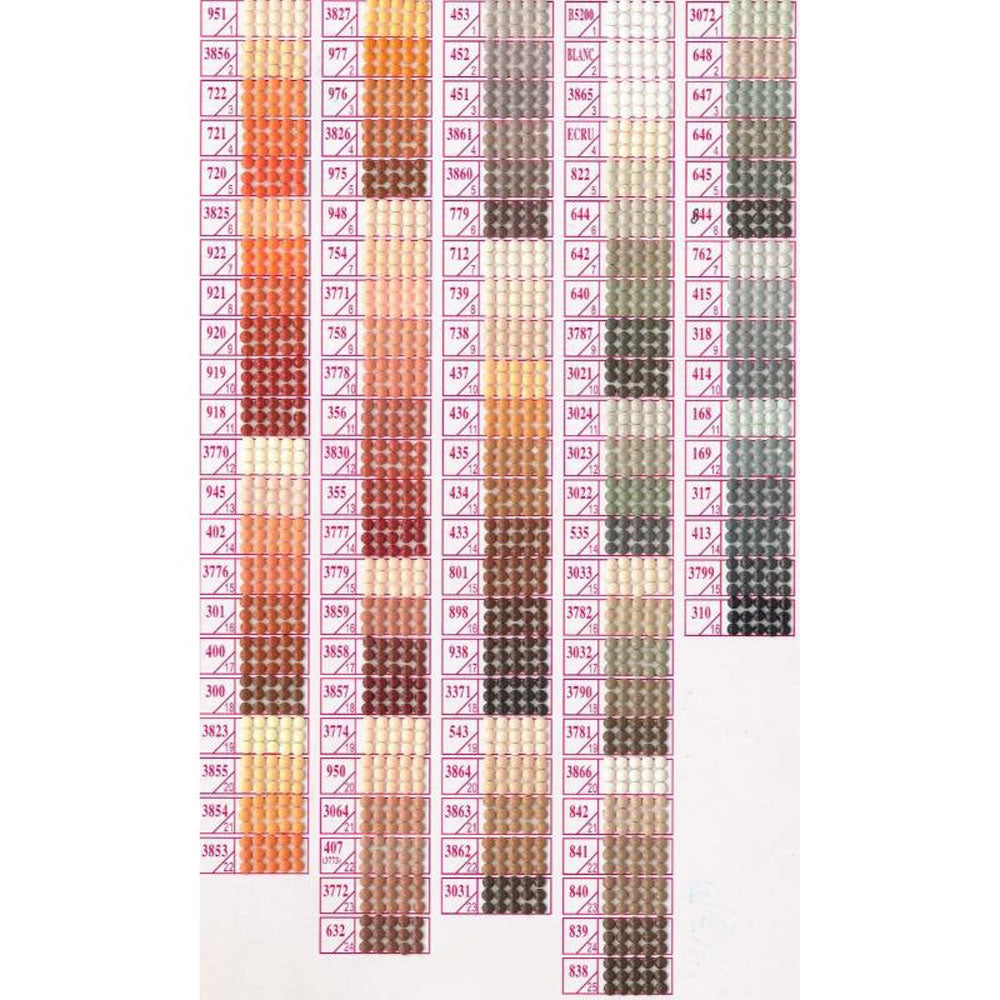 Diamond Painting - Loose Drills (Approx. 200 Pieces, Custom Color ID)
