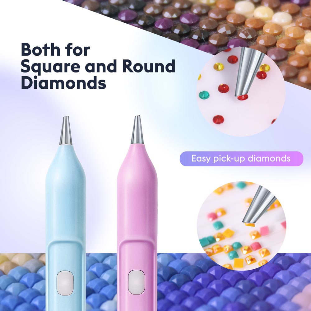 Electric Diamond Painting Pen – Vacuum Suction & Rechargeable