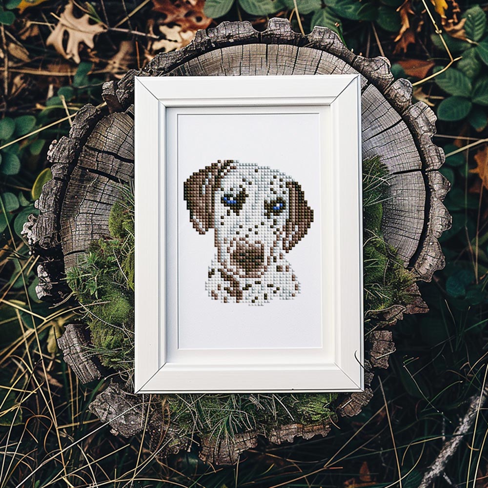 Diamond Painting - 12 Mini-Paintings | Dog Set