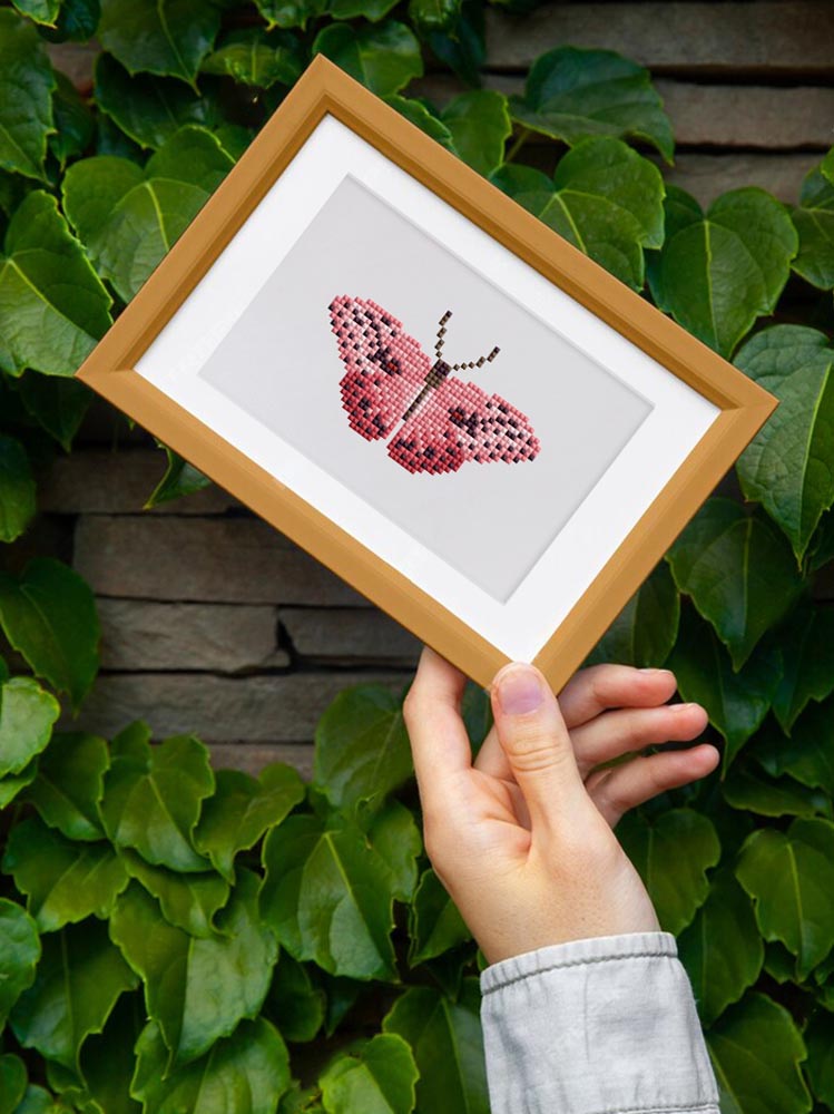 Diamond Painting - 12 Mini-Paintings | Colorful Butterflies