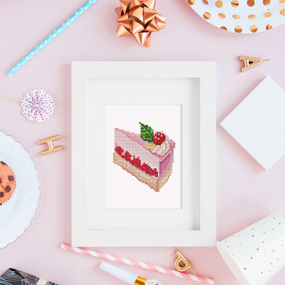 Diamond Painting - 12 Mini-Paintings | Bakery Set