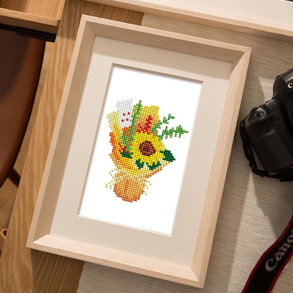 Diamond Painting - 6 Mini-Paintings | Flower Set