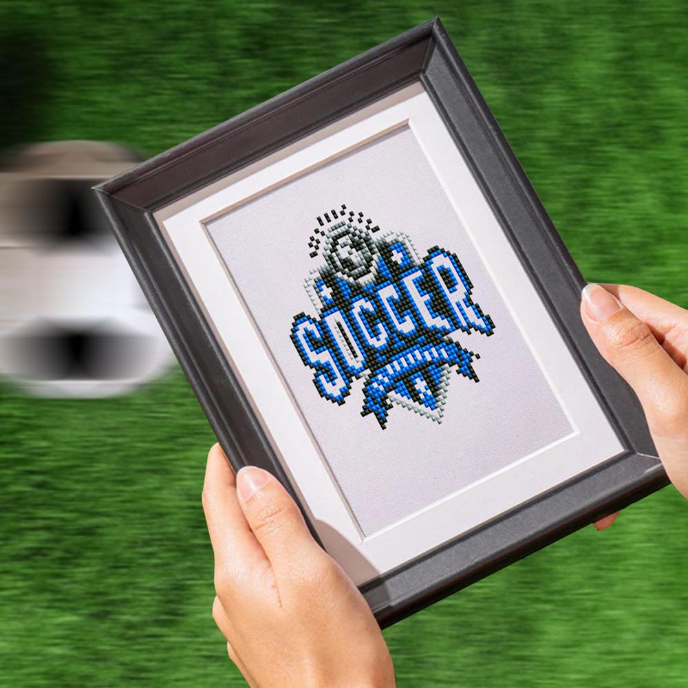 Diamond Painting - 12 Mini-Paintings | Soccer Set