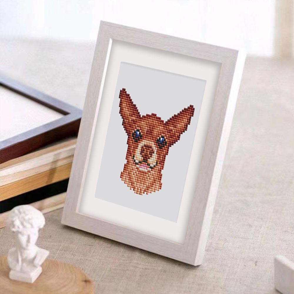 Diamond Painting - 12 Mini-Paintings | Dog Set