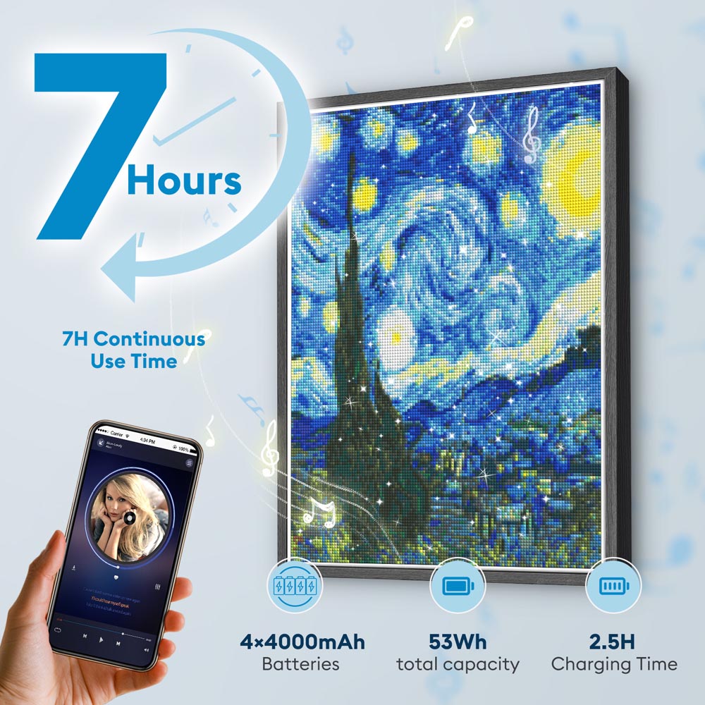 Diamond Painting Bluetooth Speaker – Create Sparkling Art That Plays Music