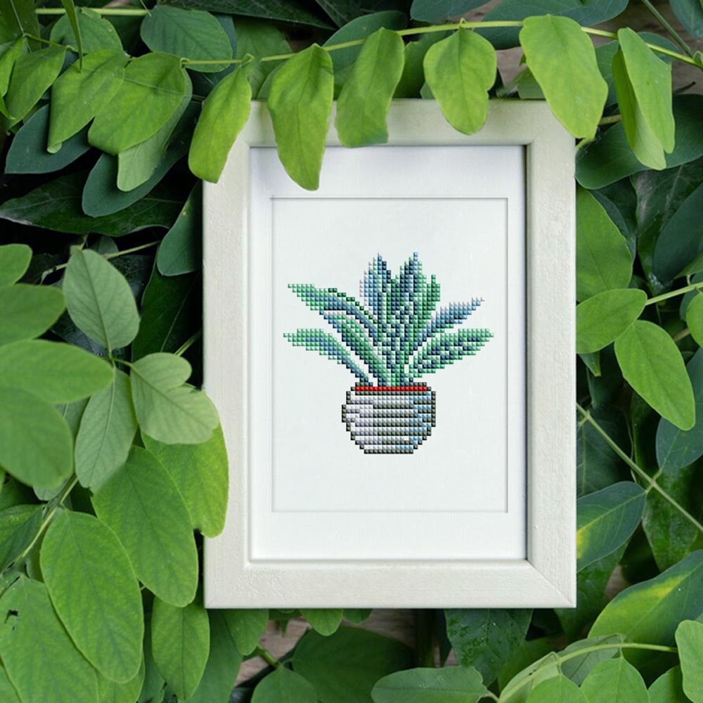 Diamond Painting - 12 Mini-Paintings | Mini Plant Magic
