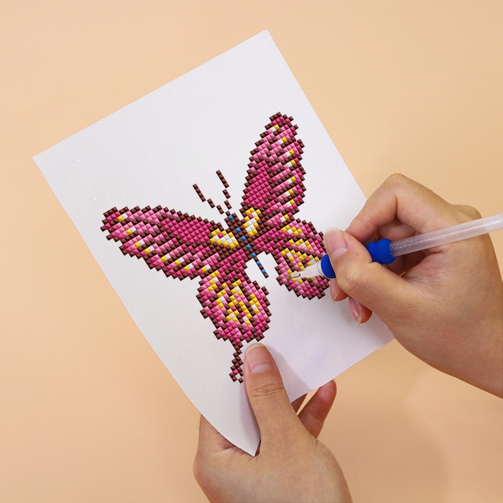 Diamond Painting - 4 Mini-Paintings | Butterflys