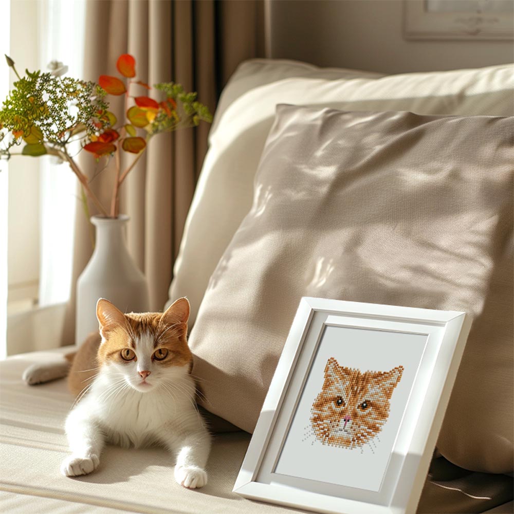 Diamond Painting - 4 Mini-Paintings | Cats