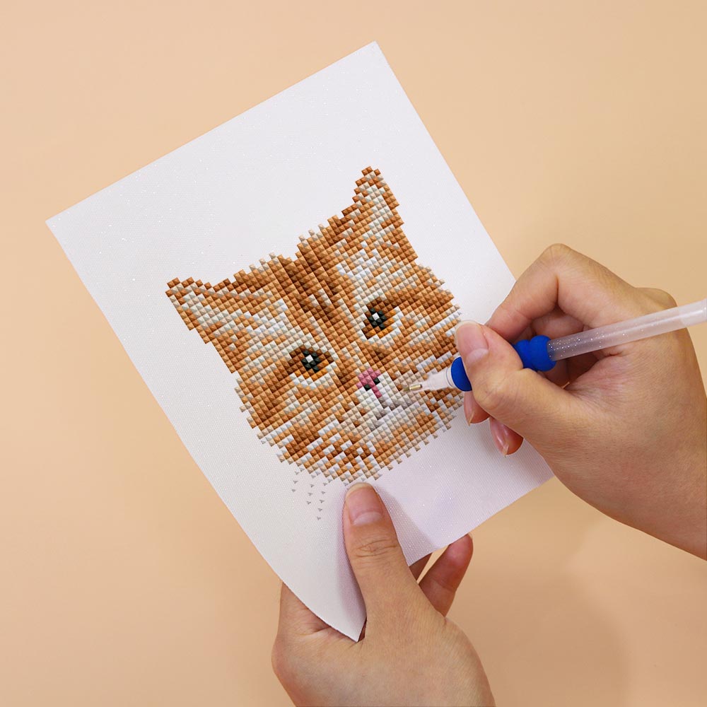 Diamond Painting - 4 Mini-Paintings | Cats