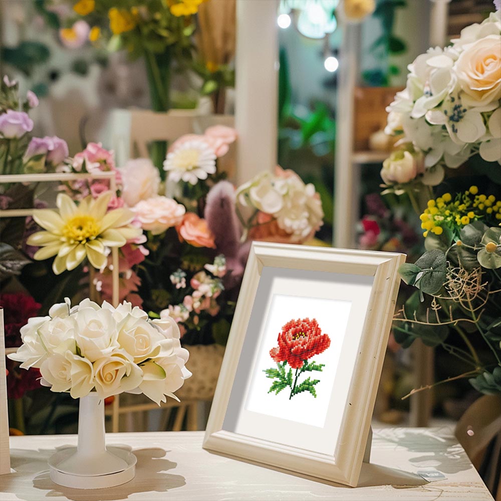 Diamond Painting - 4 Mini-Paintings | Flowergram