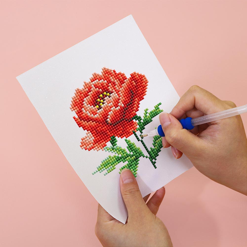 Diamond Painting - 4 Mini-Paintings | Flowergram