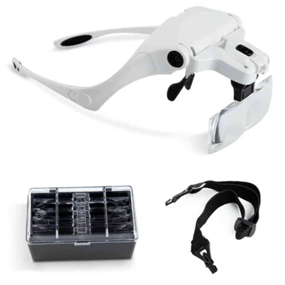 Diamond Painting - LED Magnifying Glasses with 5 Lenses (Hands-Free)
