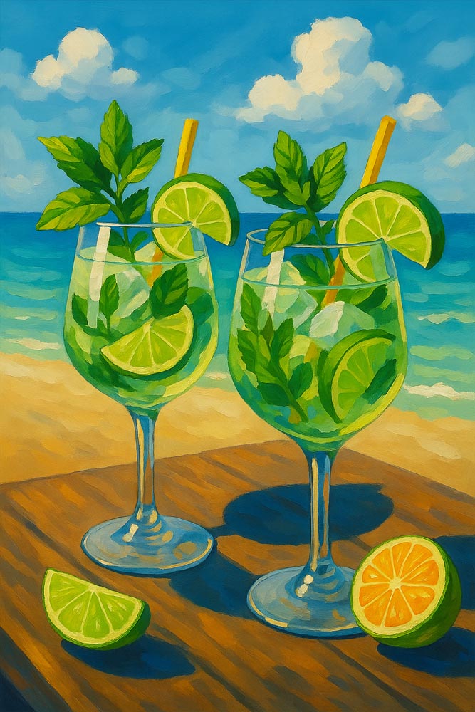 Diamond Painting - Green Aperitivo