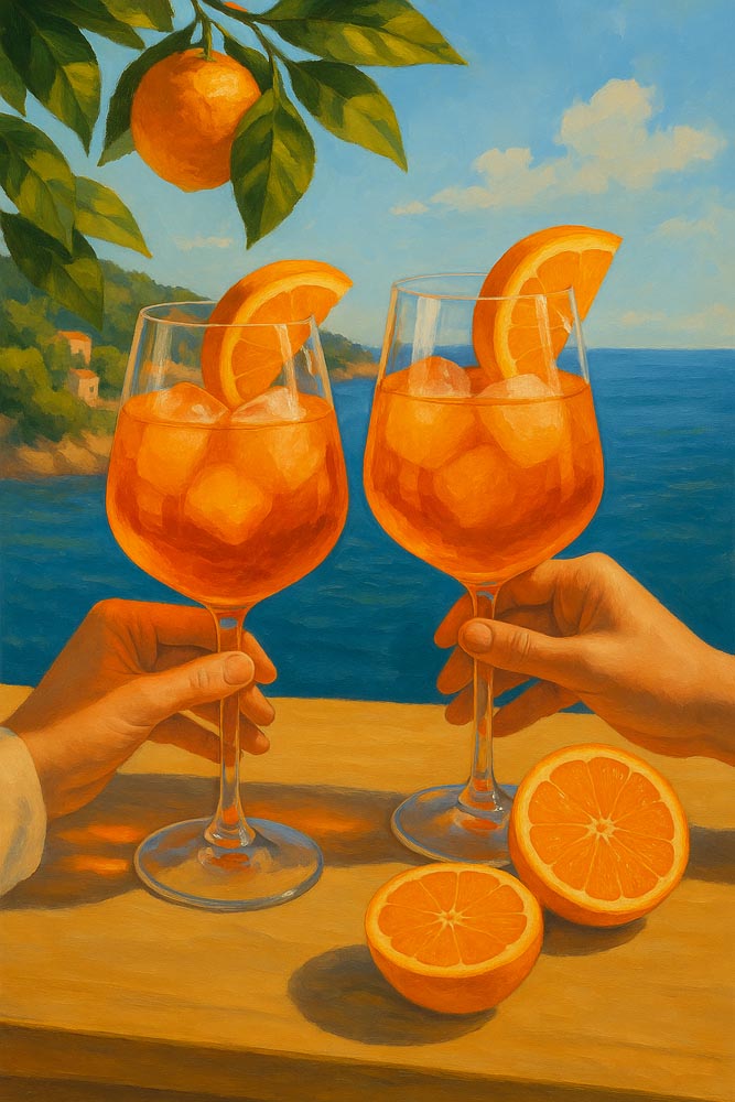 Diamond Painting - Summer Reflections β Aperitivo for Two2