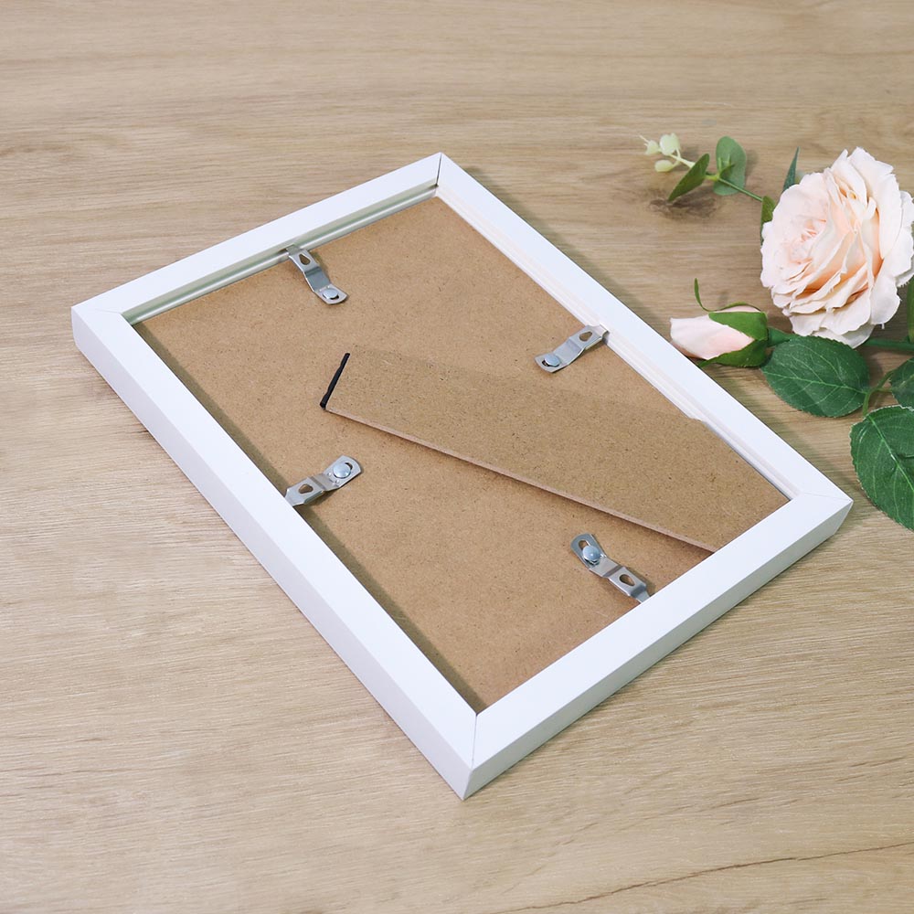 Mini Diamond Painting Frame – 6" or 8" | Black, White & Wood Finish | With Mat & Stand