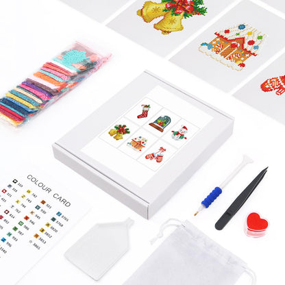 Diamond Painting - 6 Mini-Paintings | Christmas Set 2