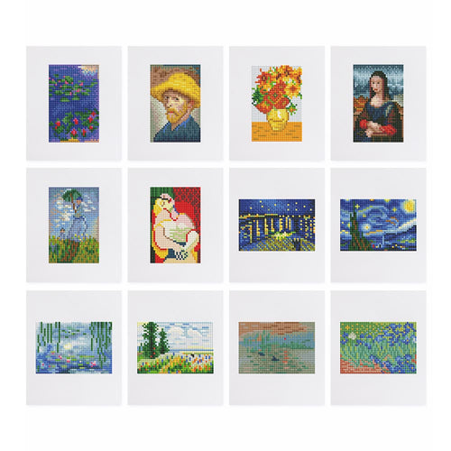 Diamond Painting - 12 Mini-Paintings | Famous Artists Bundle