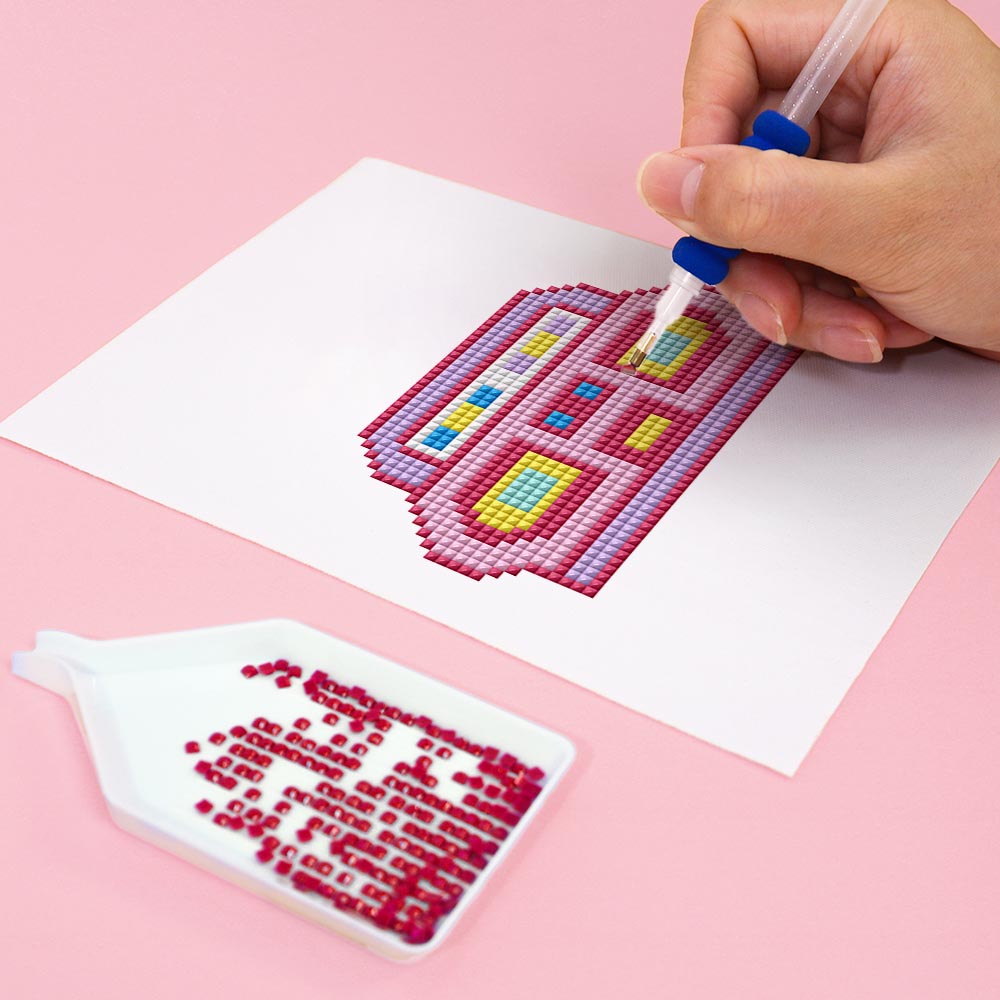 Diamond Painting - 6 Mini-Paintings | Cake & Drinks