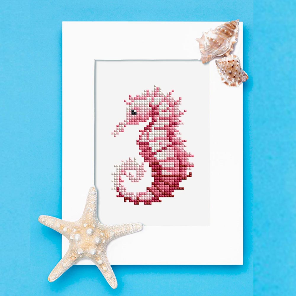 12 Mini-Paintings – Sea Life diamond painting kit – image 10