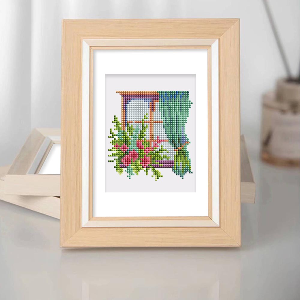 12 Mini-Paintings – Where Flowers Meet the Light diamond painting kit – image 11