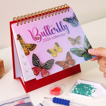 Diamond Painting – Butterfly Calendar 2026