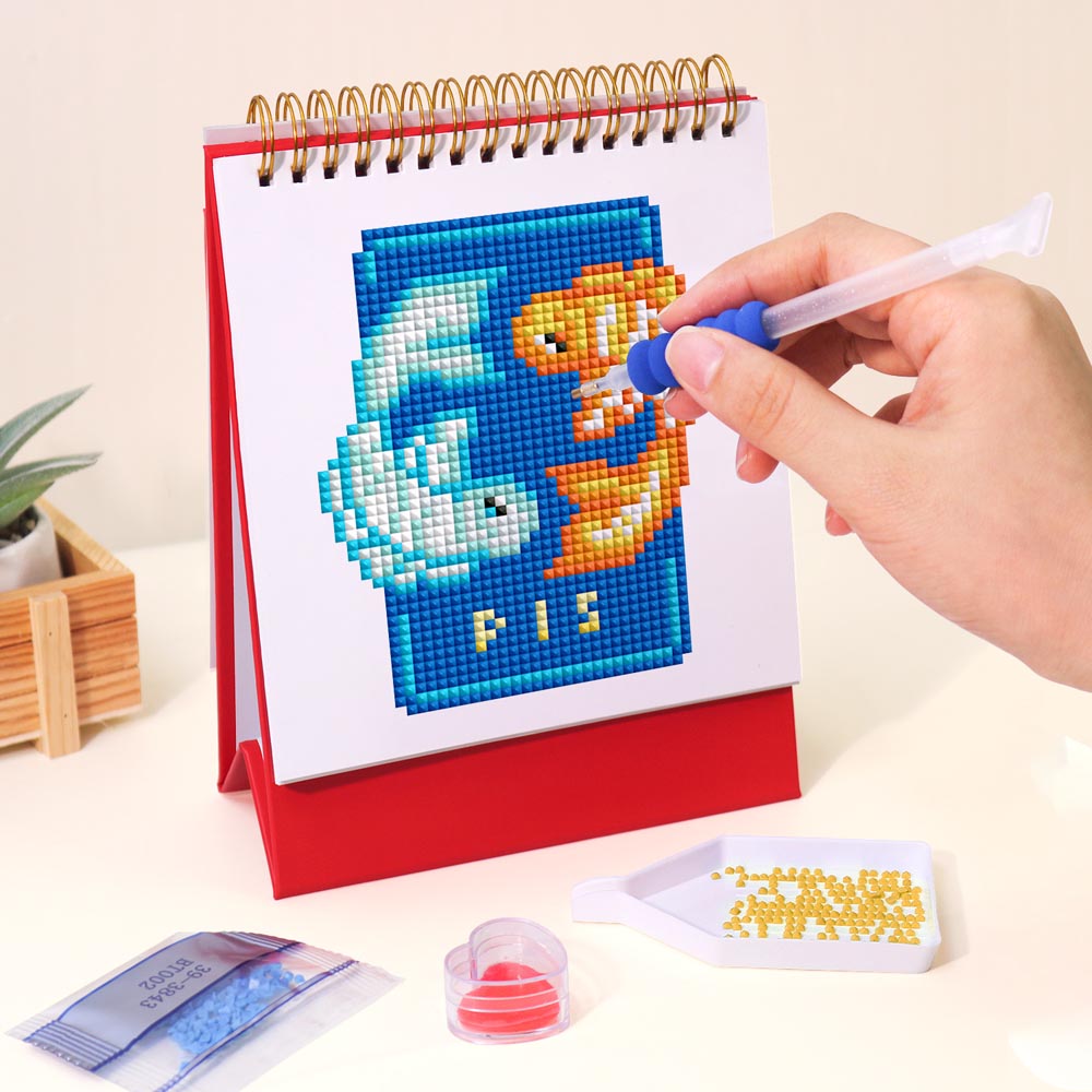 Diamond Painting – Zodiac Calendar 2026