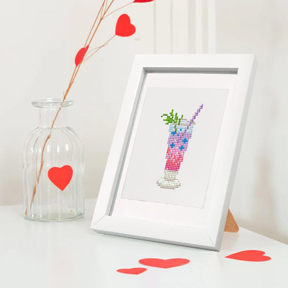 Diamond Painting - 12 Mini-Paintings | Colorful Cocktail Set