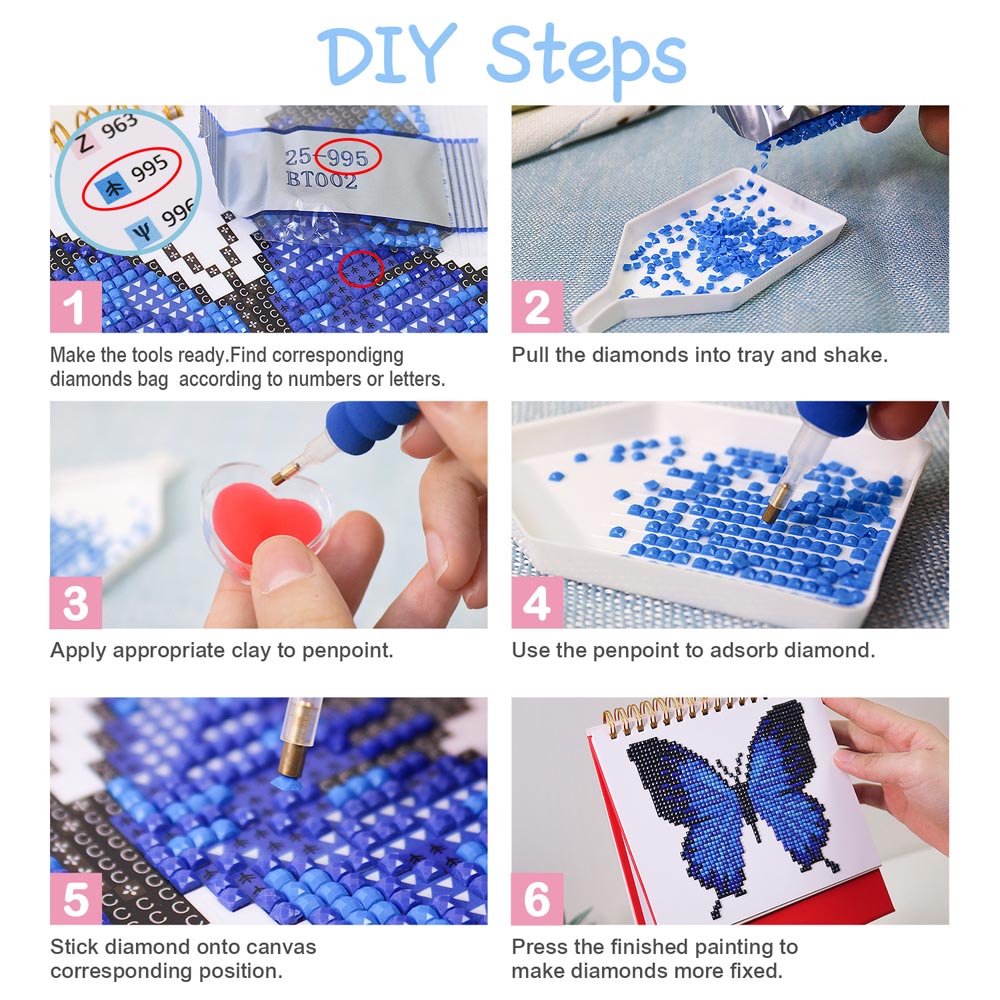 Diamond Painting – Butterfly Calendar 2026