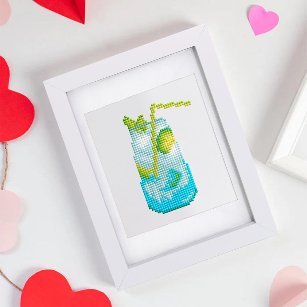 Diamond Painting - 12 Mini-Paintings | Colorful Cocktail Set