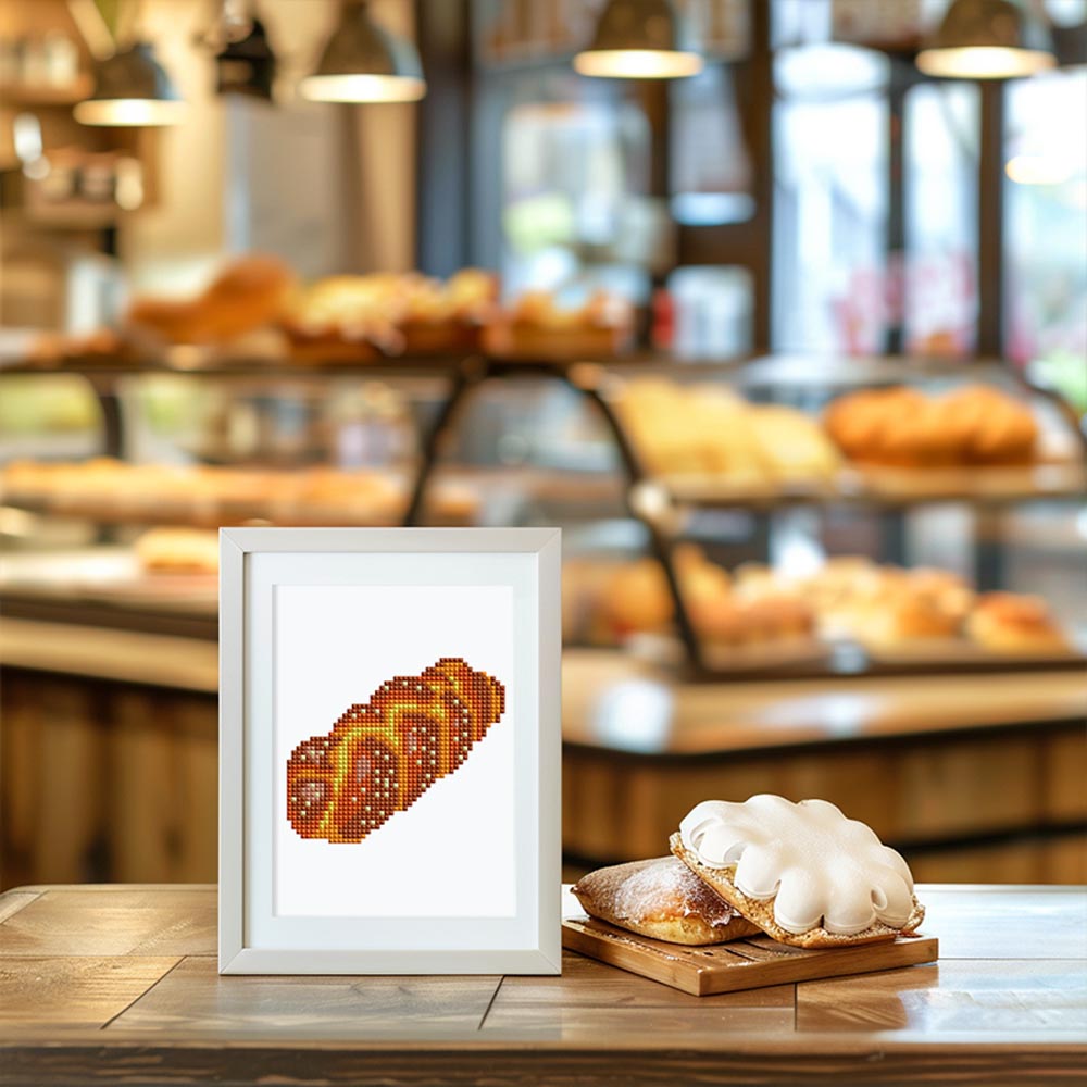 Diamond Painting - 12 Mini-Paintings | Bakery Set