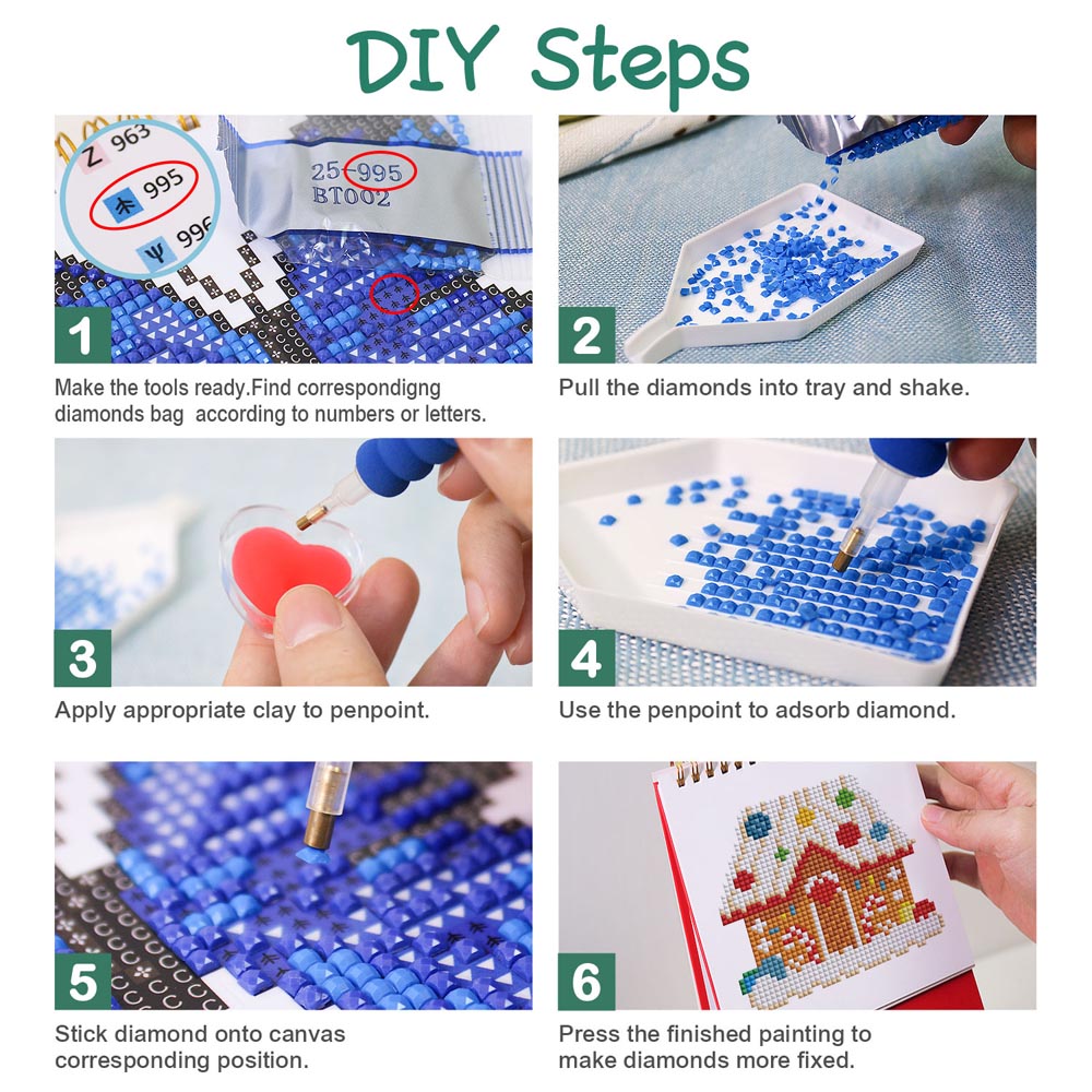 Festive Christmas Calendar 2026 diamond painting kit – image 13
