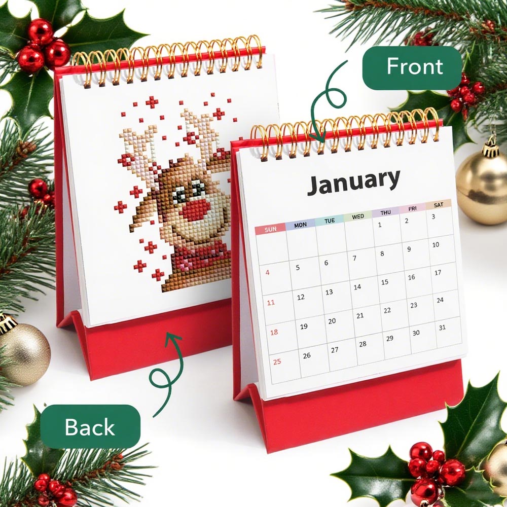 
Festive Christmas Calendar 2026 diamond painting kit – image 14